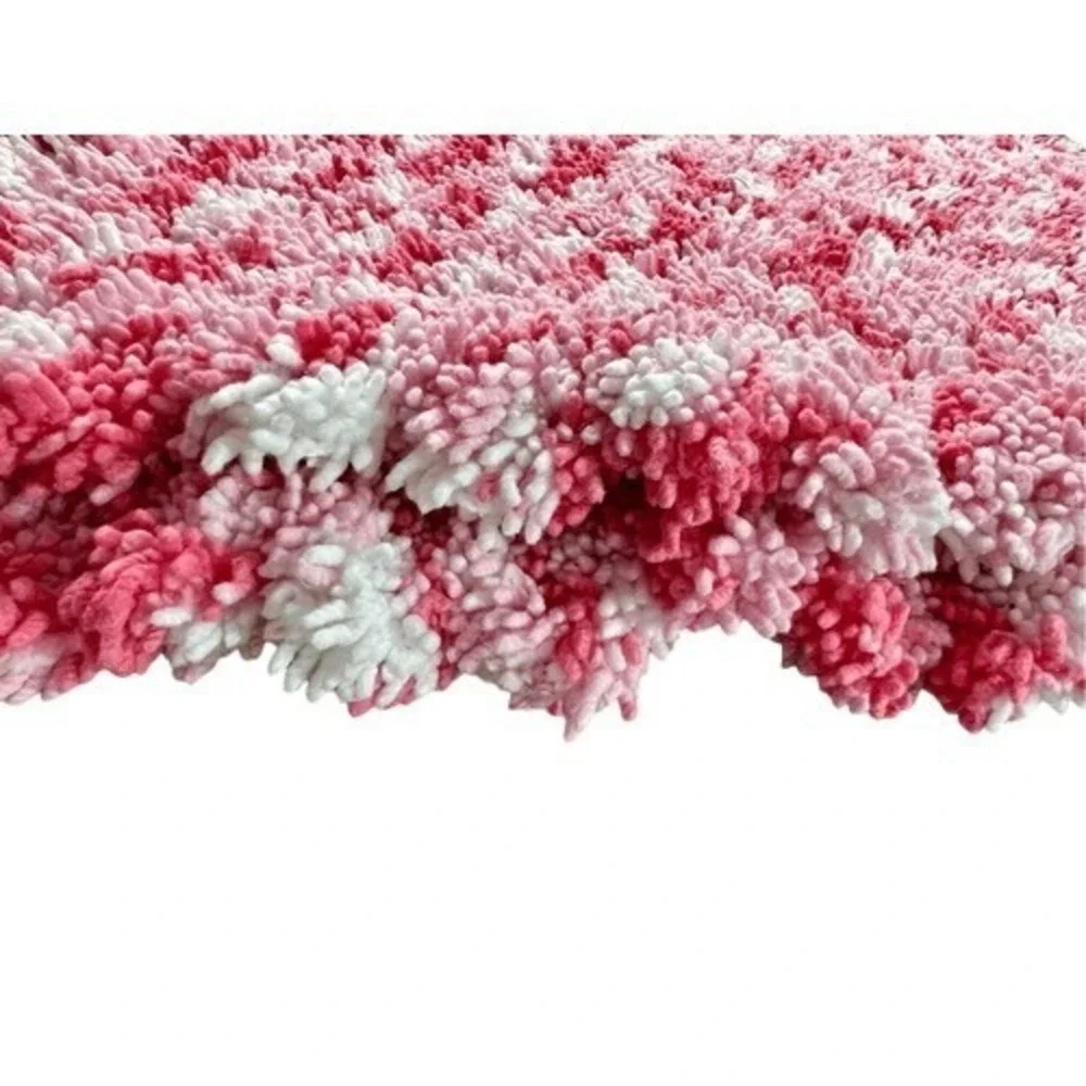 Handmade pink white